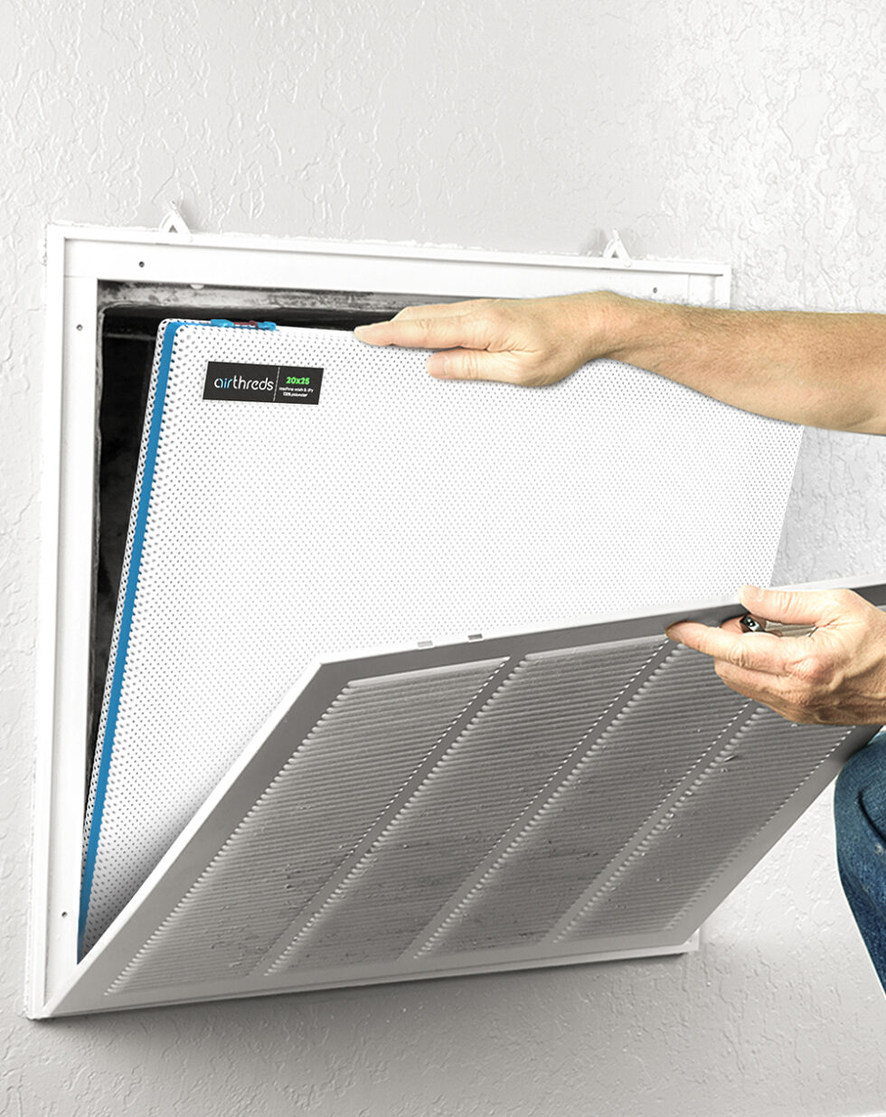 AirThreds® Home Air Filter First Machine Washable Reusable Home Air