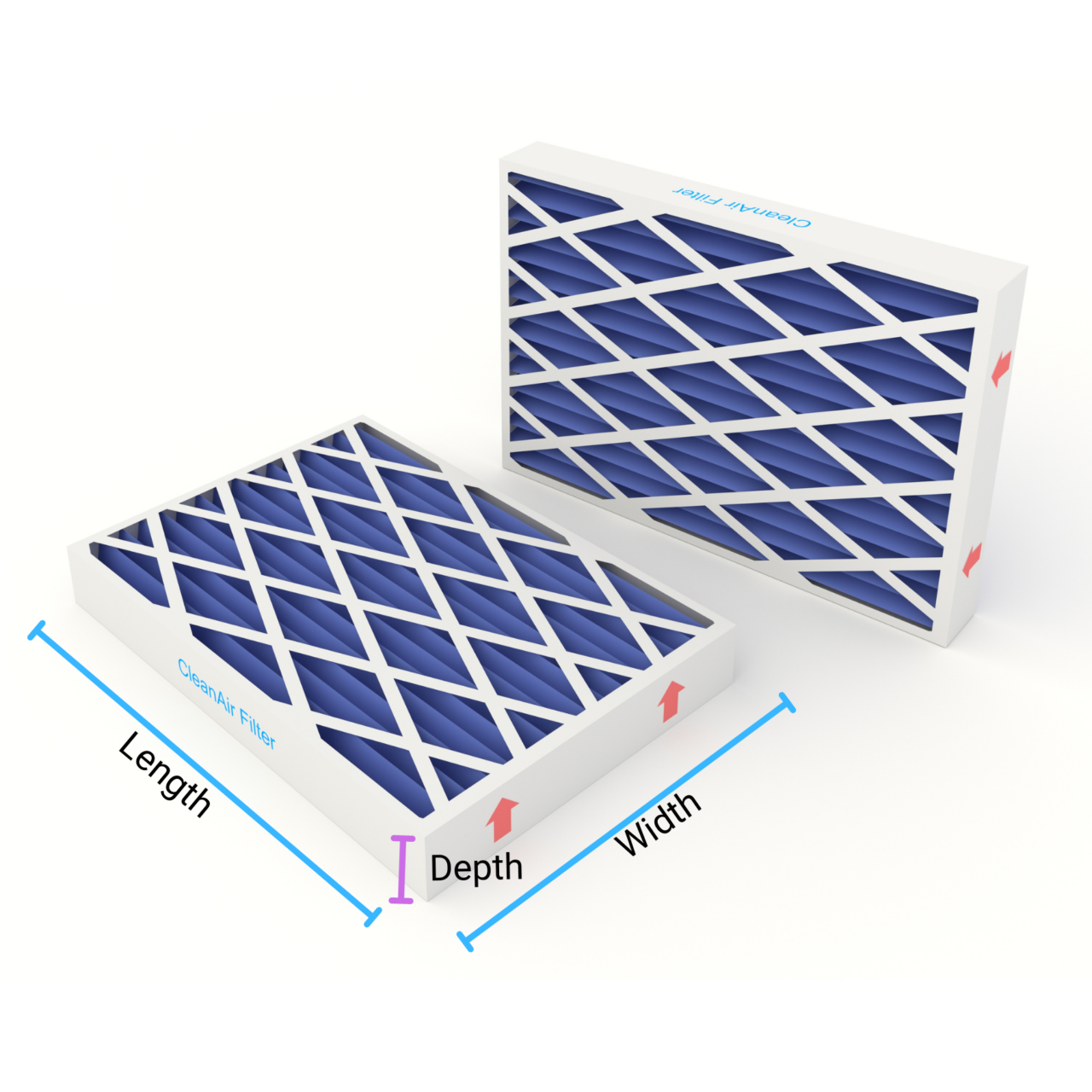 How to measure your filter size AirThreds® Home Air Filter